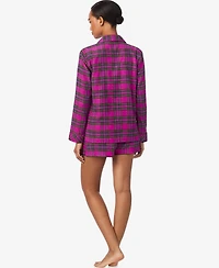 Lauren Ralph Women's Notch Collar and mid rise Pajama Set