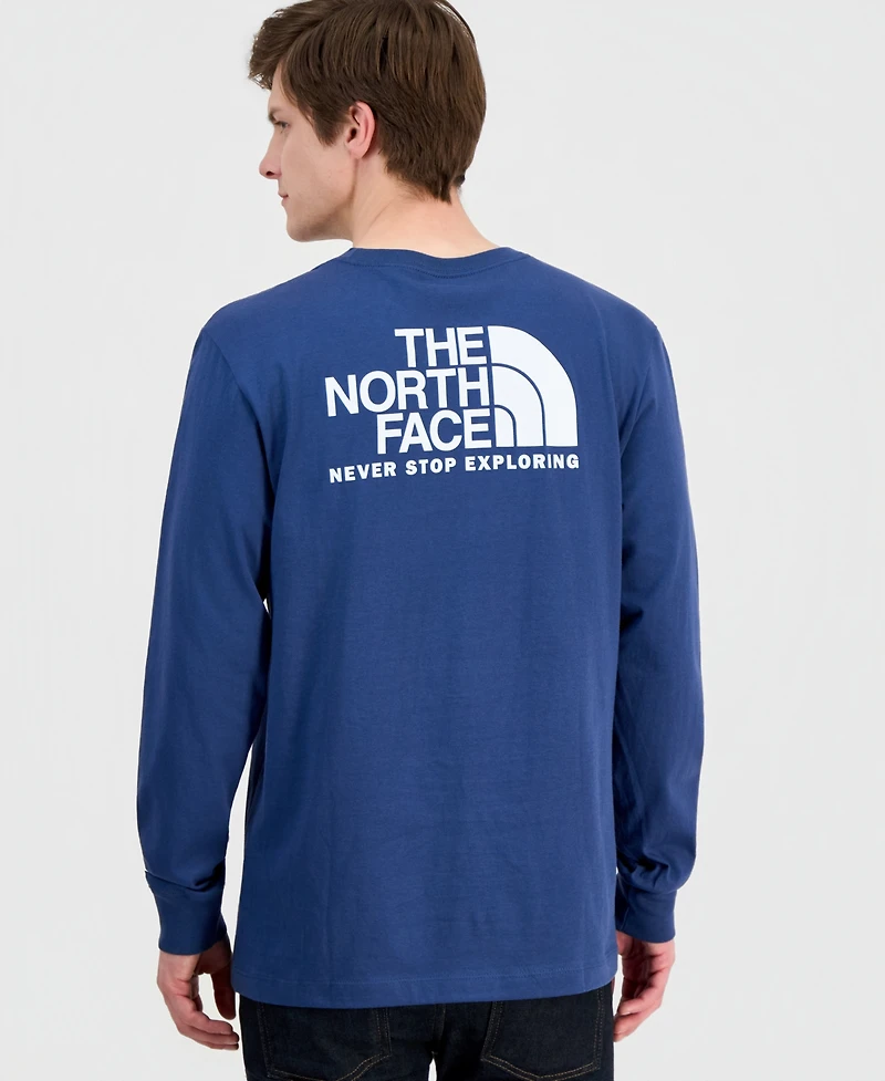 Mens The North Face Evolution Throwback Graphic Long Sleeve Tee