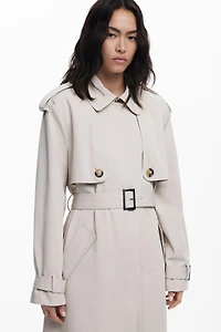 Desigual Women's Pleated back trench coat