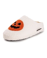 Muk Luks Women's Novelty Punch Needle Jack O Lantern