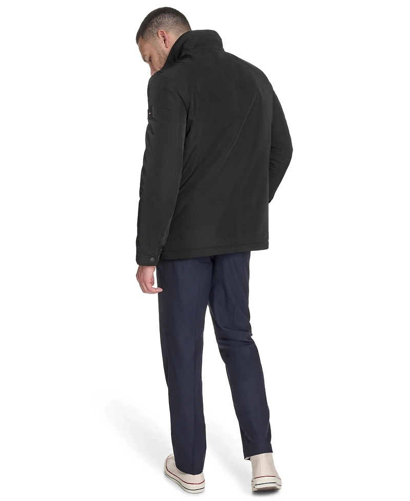 Tommy Hilfiger Men's Four Stand Collar Military-Inspired Field Jacket