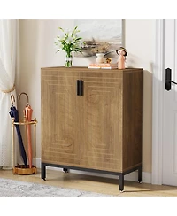 Tribesigns Shoe Cabinet, 20 Pairs Entryway Shoe Storage Cabinet with Shelves, 5-Tier Modern Free Standing Shoe Racks