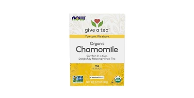 Now Foods Comfy Chamomile Tea, 24 Bags