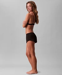Calvin Klein Women's Full Coverage Mid-Rise Tap Shorts