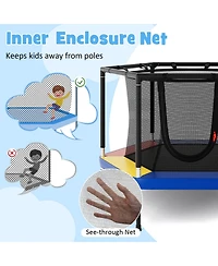 Gymax 48'' Recreational Trampoline for Kids 4 Ft Indoor & Outdoor Trampoline