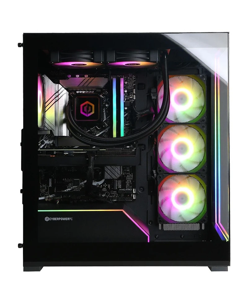 CyberPowerPC Gamer Supreme Liquid Cooled Gaming Desktop Computer, Intel Core i7-14700KF 3.4GHz, 32GB Ram, 1TB Ssd, Nvidia GeForce Rtx 5070 12GB,