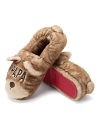 Dearfoams Men's Papa Bear Closed Back Slipper