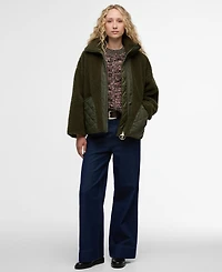 Barbour Women's Contrast Front Panels Long Sleeve Jacket