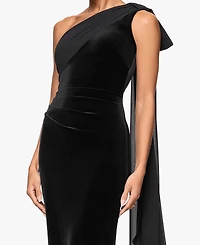 Xscape Women's One Shoulder Maxi Dress