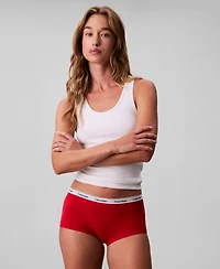 Calvin Klein Women's Modern Logo Boyshort Underwear QD5195