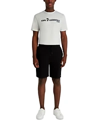 Karl Lagerfeld Paris Men's Frech Terry Signature Shorts