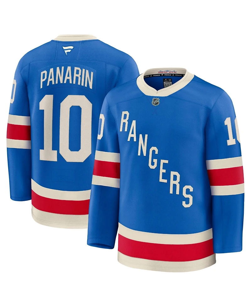 Fanatics Men's Artemi Panarin Blue New York Rangers Centennial Premium Player Jersey