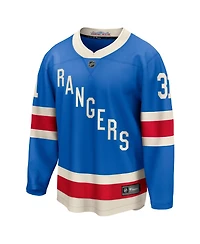 Fanatics Men's Igor Shesterkin Blue New York Rangers Centennial Breakaway Player Jersey