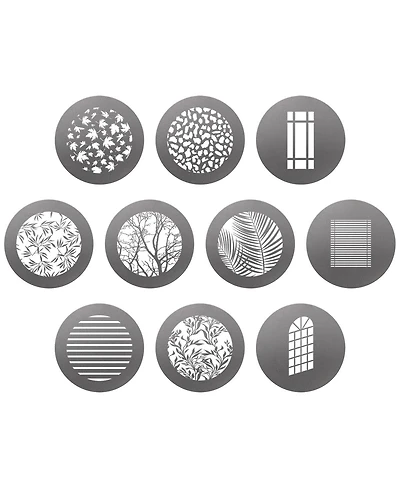 Westcott Environmental Gobo Pack for Optical Spot by Lindsay Adler, 10-Pack