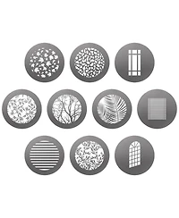 Westcott Environmental Gobo Pack for Optical Spot by Lindsay Adler, 10-Pack