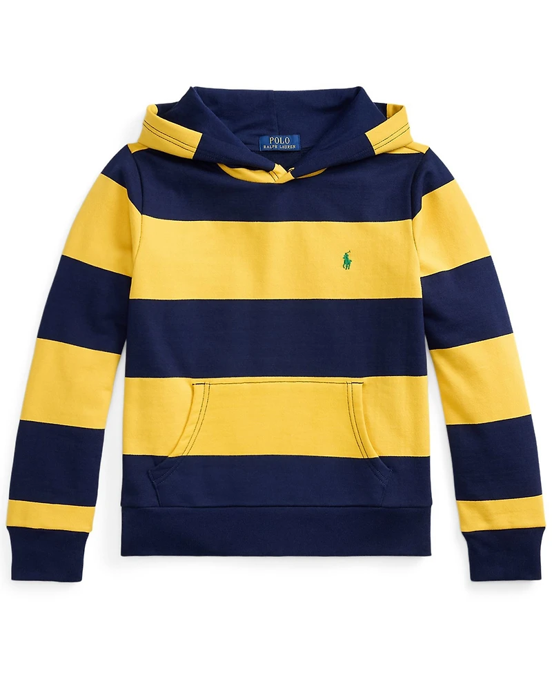Polo Ralph Lauren Boys Rugby-Stripe Fleece Hoodie