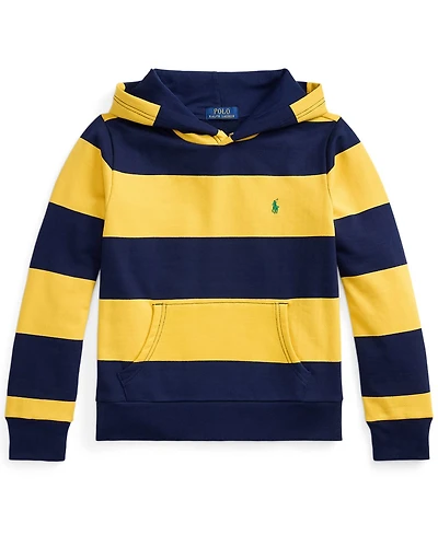 Polo Ralph Lauren Boys Rugby-Stripe Fleece Hoodie