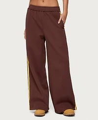 Edikted Women's Sorin Contrast Striped Sweatpants