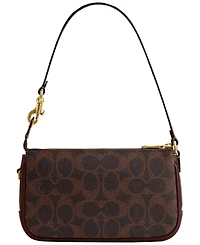 Coach Plaza Mini Signature Canvas Shoulder Bag 18