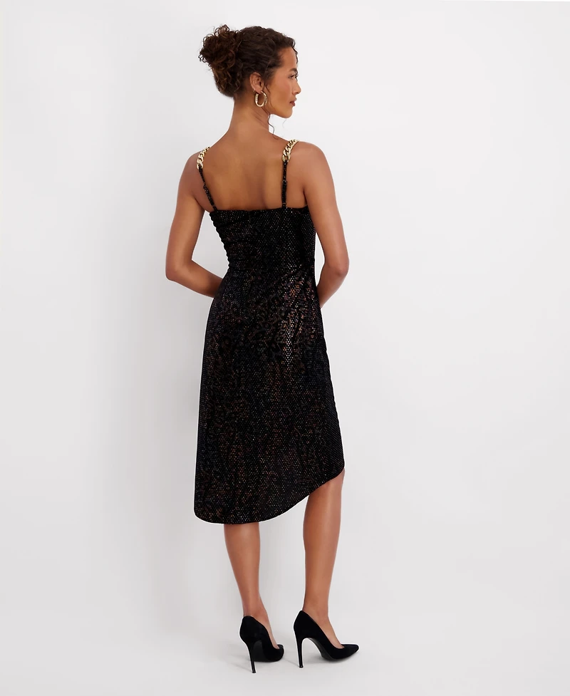 Siena Women's Cowl Neck Midi Dress