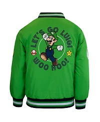 Mario Big Boys Super Luigi Bomber Jacket
