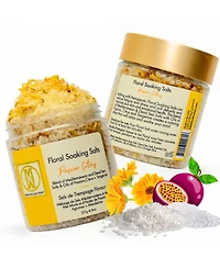 Omm Collection Floral Soaking Bath Salts Passion Citrus 8oz
