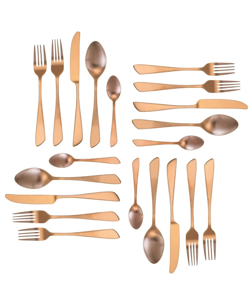 MegaChef Gibbous 20-Pc. Flatware Set, Service for 4