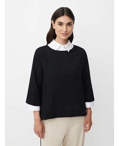 Masai Copenhagen Women's MaDarmi 3/4 Sleeve Round Neck Top