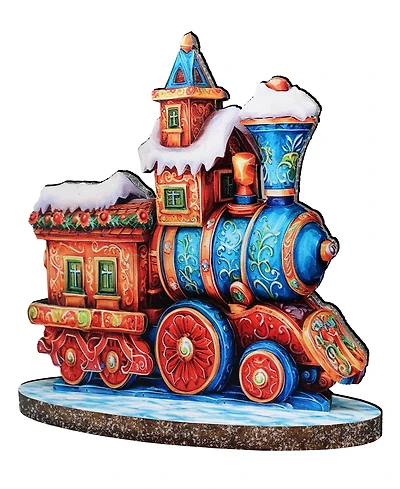 G. Debrekht Winter Express Train Centerpiece