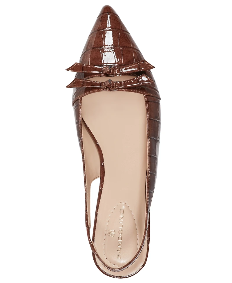 Bandolino Womens Aleeza Slingback Dress Flats