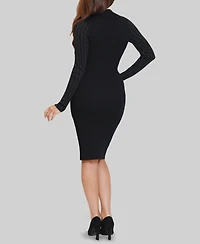 Dylan Ryan Junior's Mock Neck Studded Dress