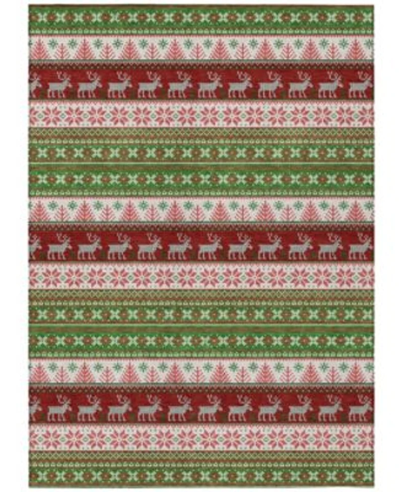 Addison Holiday Washable Indoor Outdoor Acn1818 Rug Collection