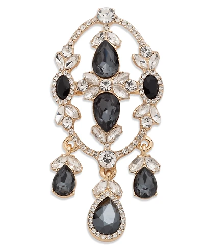Givenchy Jet Gold-Tone Deco Boxed Pin