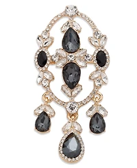 Givenchy Jet Gold-Tone Deco Boxed Pin