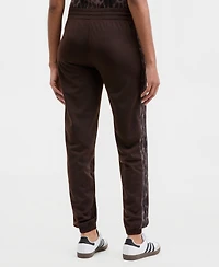 adidas Women's Three Stripes Leopard Print Track Pants