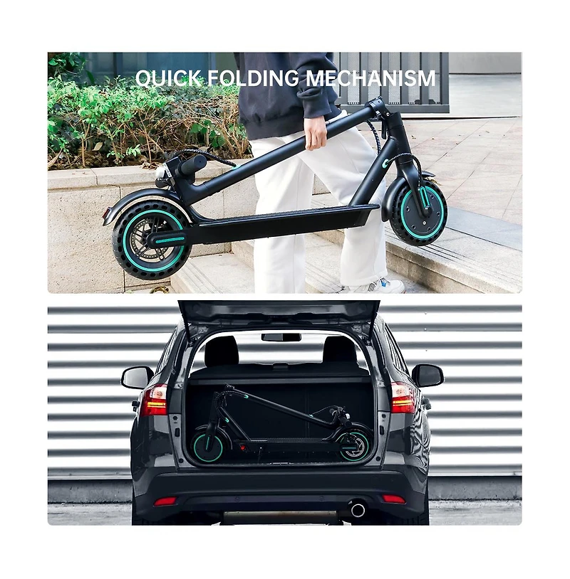 Artudatech 8.5" Folding Electric Scooter With app 350W 35KM Range 30km/h City Commute