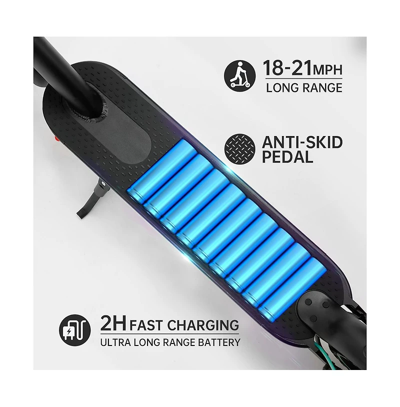 Artudatech 8.5" Folding Electric Scooter With app 350W 35KM Range 30km/h City Commute