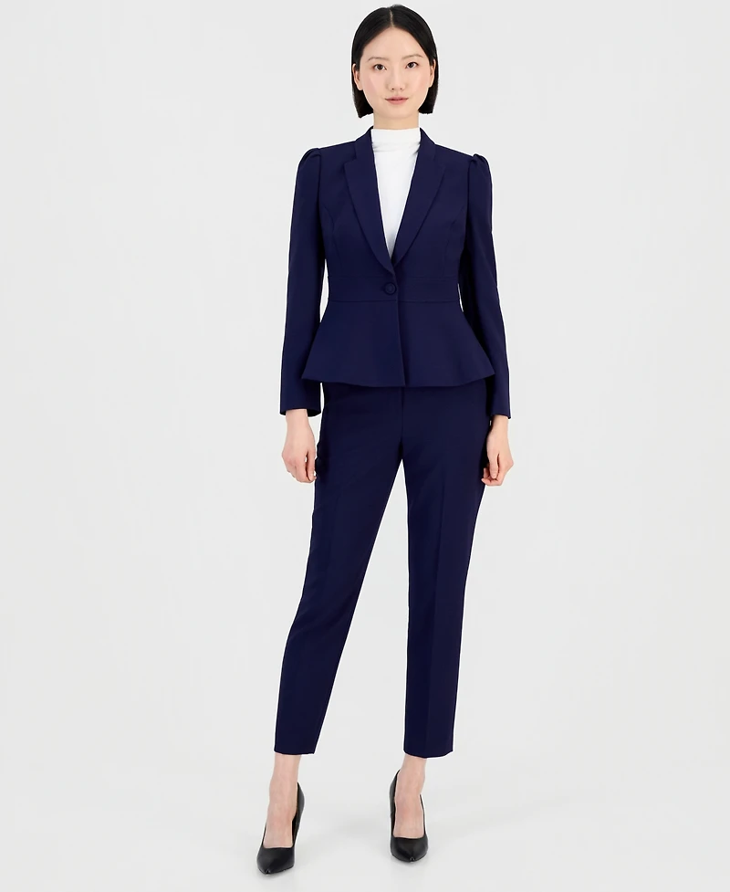 Tahari Asl Belted Wrap Pant Suit Set