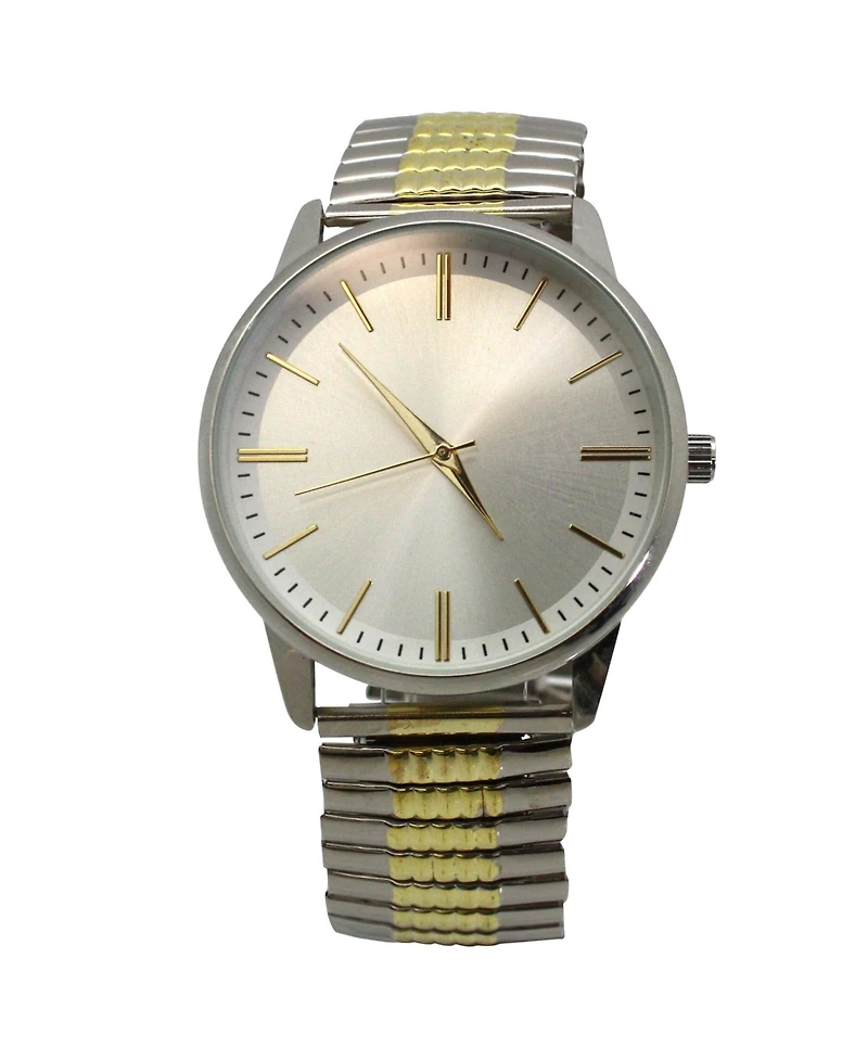Two Tone Retro Everyday Stretch Women Watch