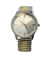 Two Tone Retro Everyday Stretch Women Watch