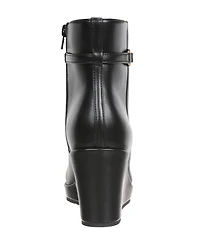 Giani Bernini Women's Glenaa Round Toe Wedge Booties, Macy's Exclusive