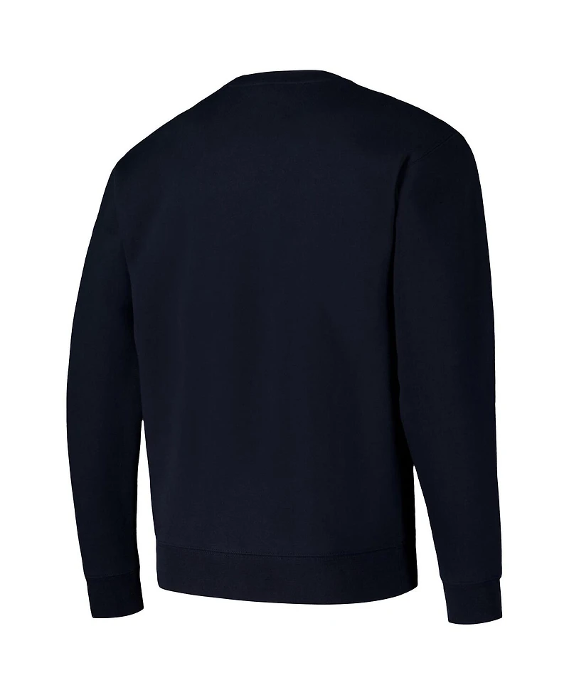 Round21 Men's and Women's Navy Connecticut Sun Bloom Crew Pullover Sweatshirt
