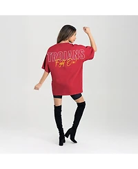 Gameday Couture Women's Cardinal Usc Trojans Oversized Back at Ya T-Shirt