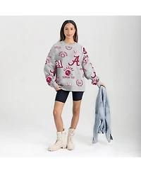 Gameday Couture Women's Gray Alabama Crimson Tide Always on Repeat Fleece Sweatshirt
