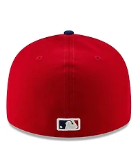 New Era Men's Red Philadelphia Phillies 2025 Mlb Postseason Side Patch Low Profile 59FIFTY Fitted Hat