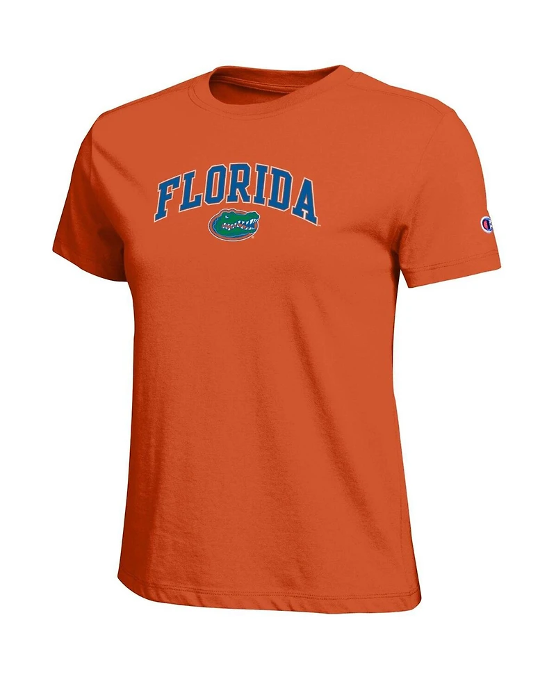 Champion Women's Orange Florida Gators Arched Over Logo T-Shirt