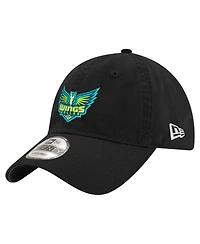 New Era Men's and Women's Paige Bueckers Black Dallas Wings Name Number Sidepatch 9TWENTY Adjustable Hat