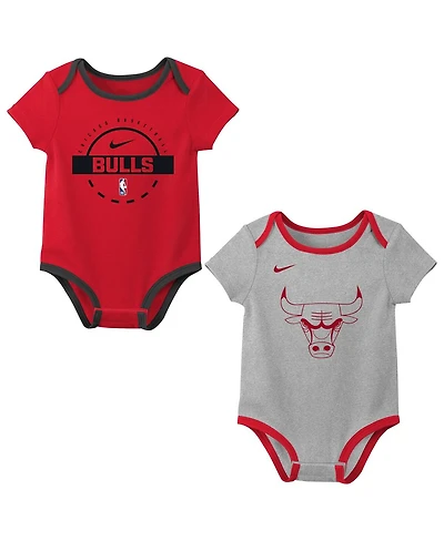 Nike Baby Boys and Girls 2-Piece Chicago Bulls Bodysuit Set