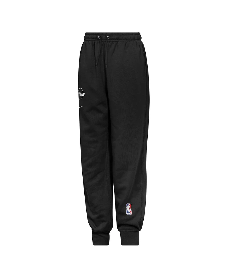 Nike Big Boys and Girls Black Philadelphia 76ers Club Fleece Practice Jogger Pants