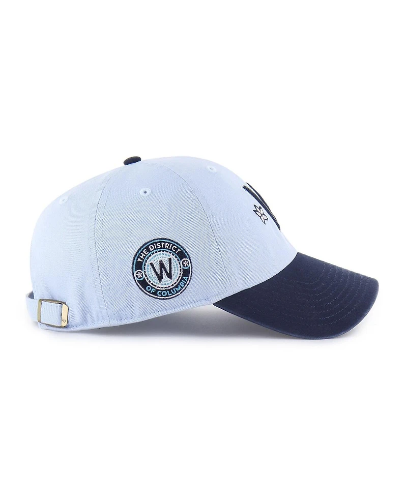 '47 Brand Men's Light Blue Washington Nationals 2025 City Connect Clean Up Adjustable Hat